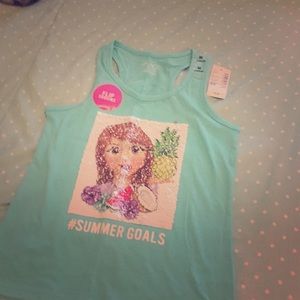 Girl taser back tank top size 7&8